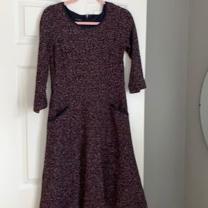 Great fall dress!  Beautiful colors and flattering shape! Talbots dress!